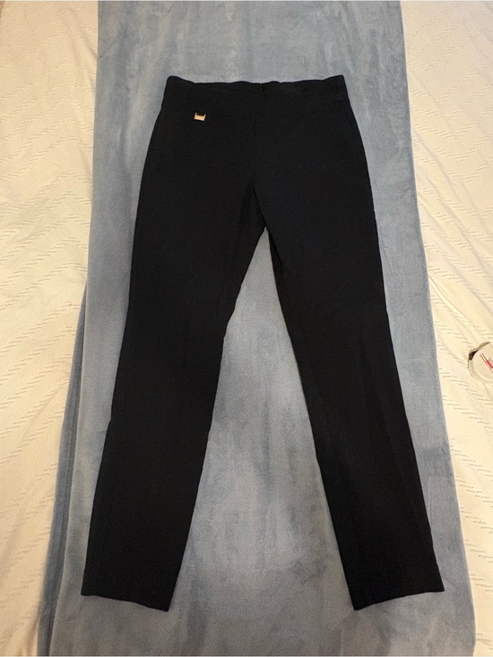 Alfani Pants - Alfani Black Ankle-Length Stretch Pants